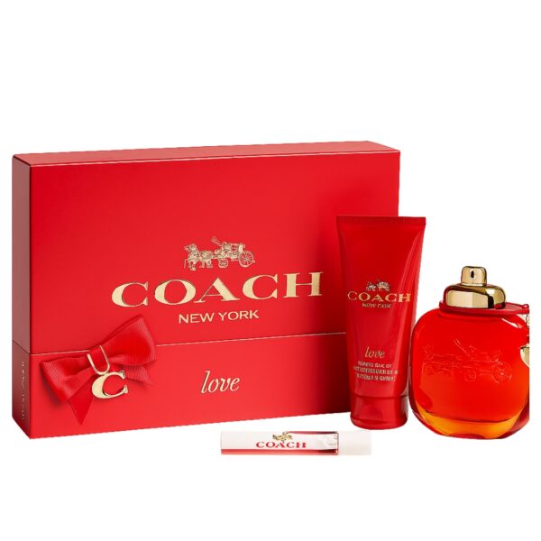 Coach Love Eau De Parfum - 90 Ml 3 Pcs Gift Set